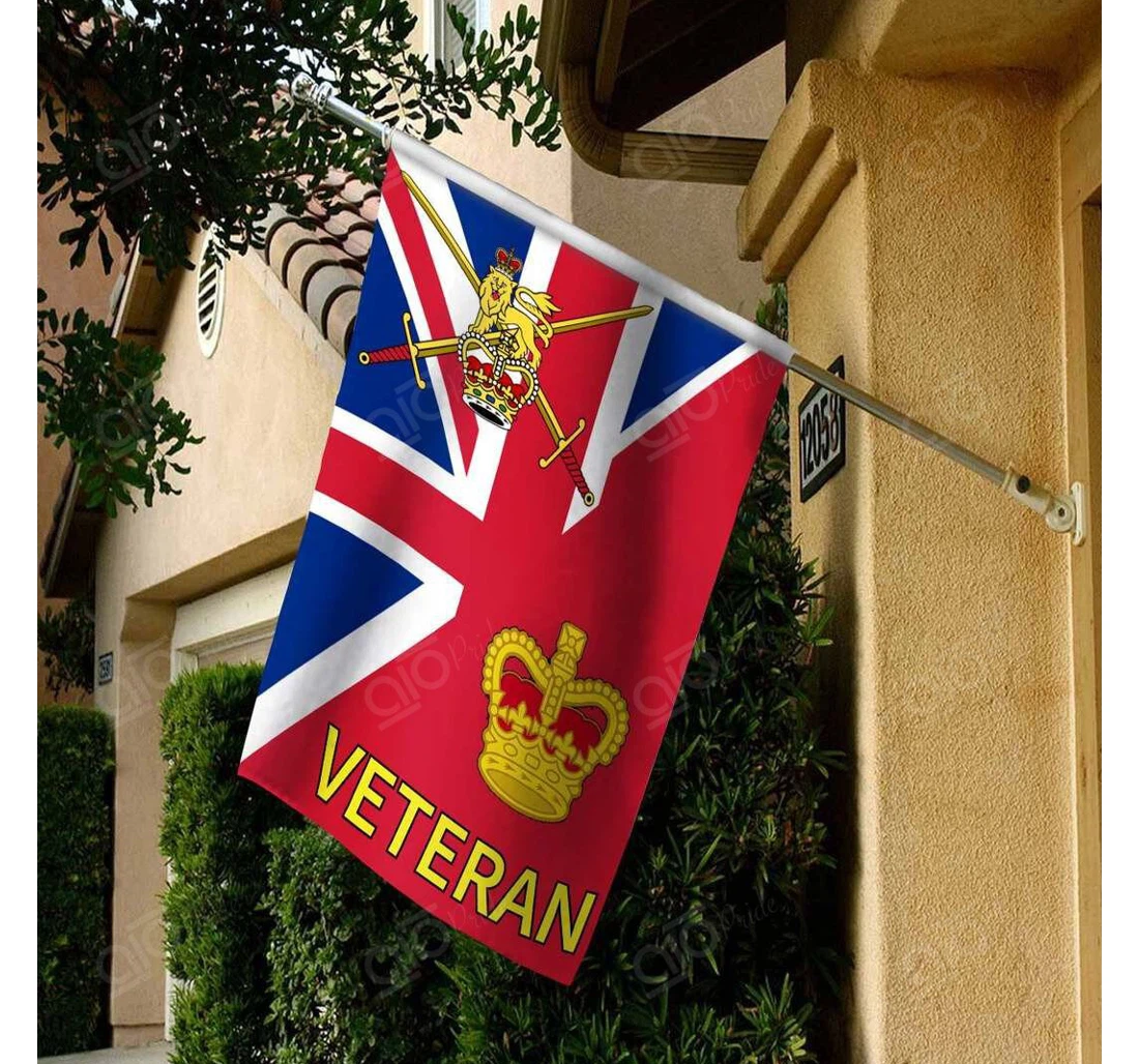 British Army Major Veteran Double-Sided, UV And Fade - Resistant Flag