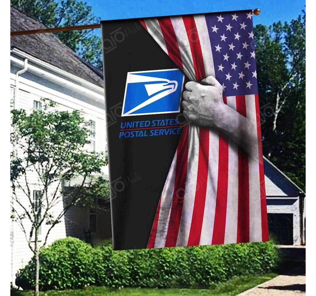 United States Postal Service Double-Sided, UV And Fade - Resistant Flag