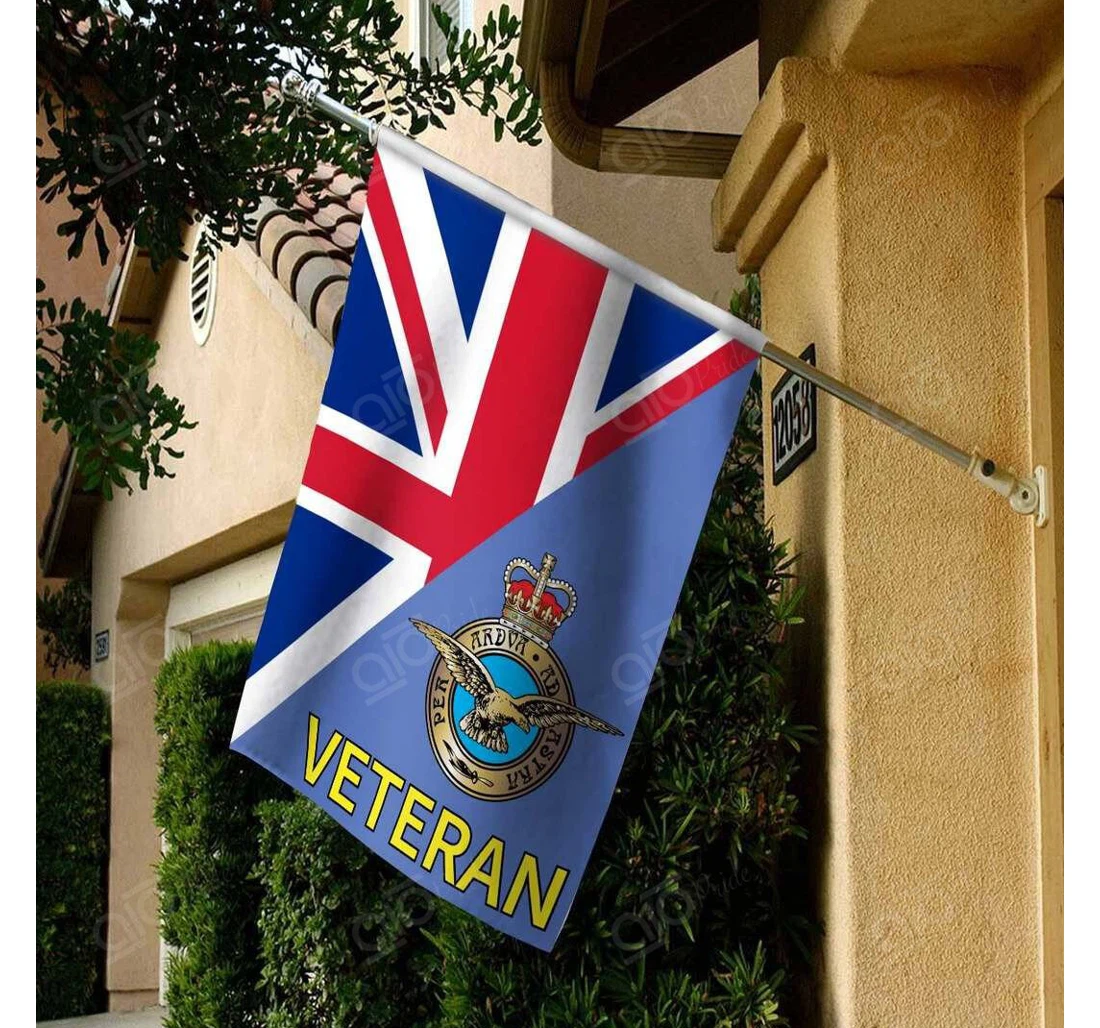 British Royal Air Force Veteran Double-Sided, UV And Fade - Resistant Flag