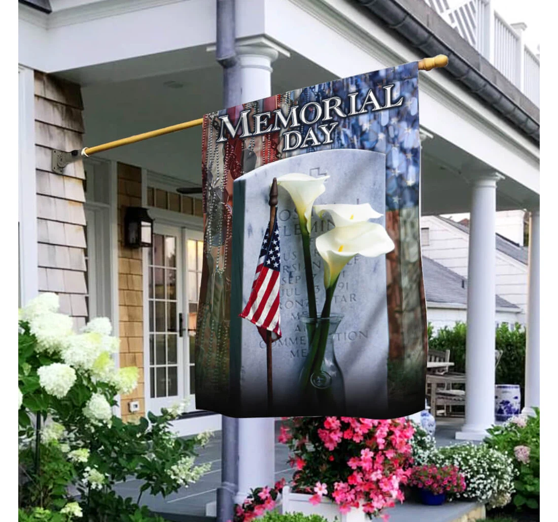 American Veteran Memorial Day Pray Ntb316f Happy Independence Day 4th Of July America Outdoor, Patriotic Printed Both-Sides, UV And Fade - Resistant Flag