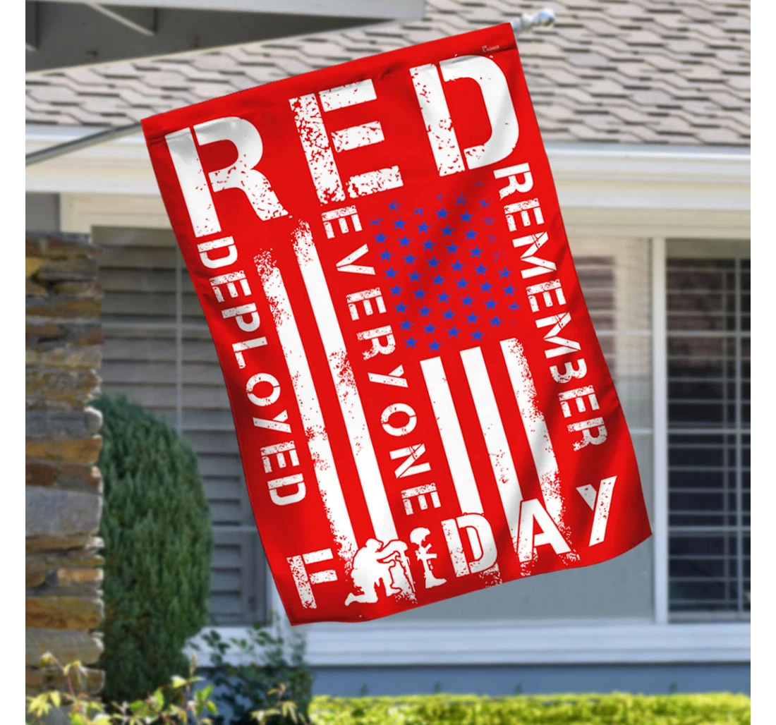 Red Friday Fight Tph11f Happy Independence Day 4th Of July America Outdoor, Patriotic Printed Both-Sides, UV And Fade - Resistant Flag