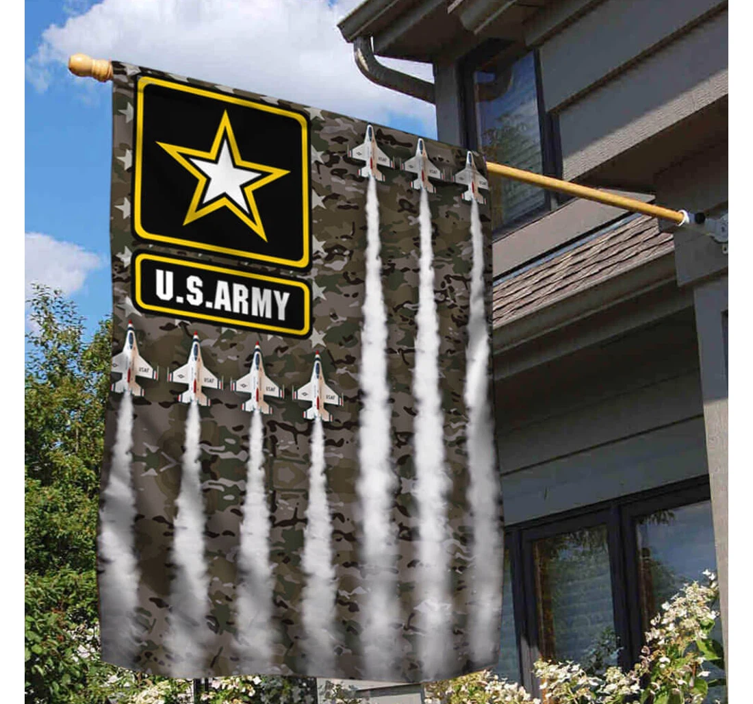 Us Army Thb3498f Happy Independence Day 4th Of July America Outdoor, Patriotic Printed Both-Sides, UV And Fade - Resistant Flag