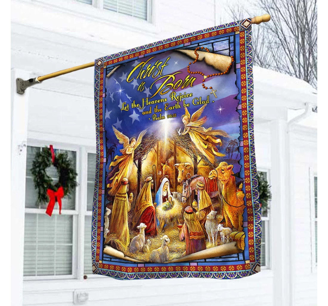 Jesus Is Born Mlh1997f Printed Both-Sides, UV And Fade - Resistant Flag