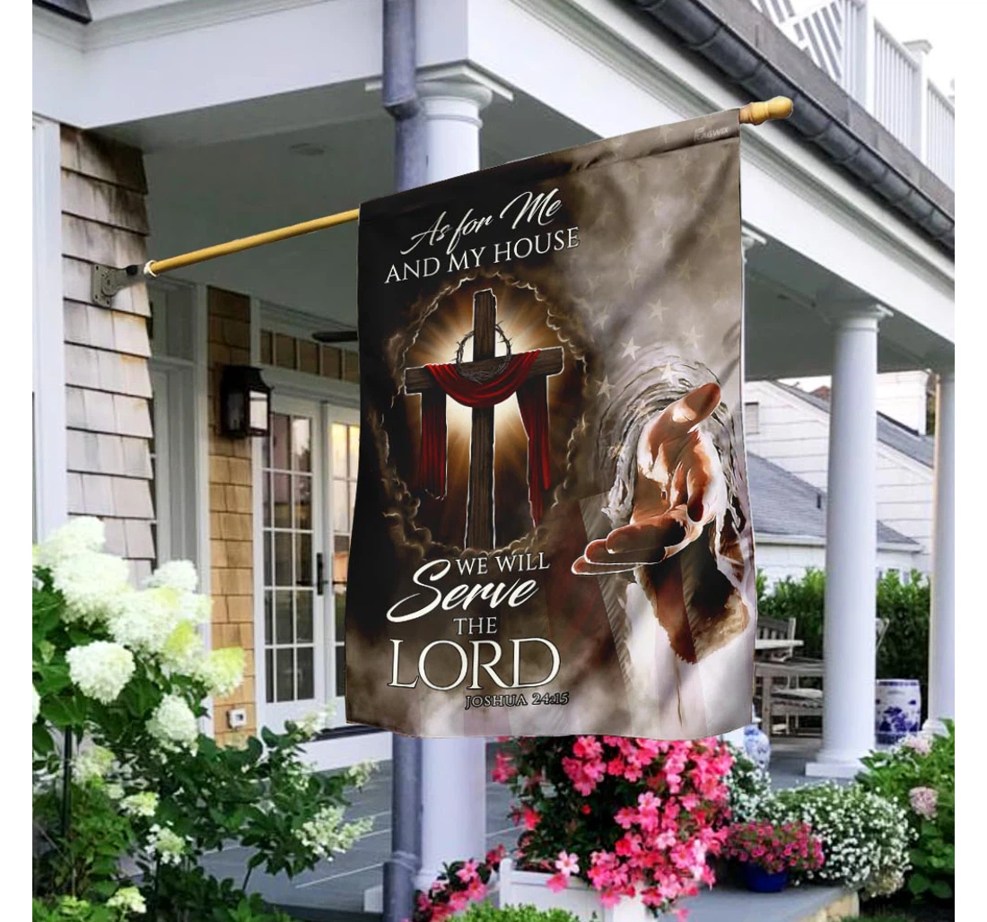 Jesus Christ As Me And My Printed Both-Sides, UV And Fade - Resistant Flag