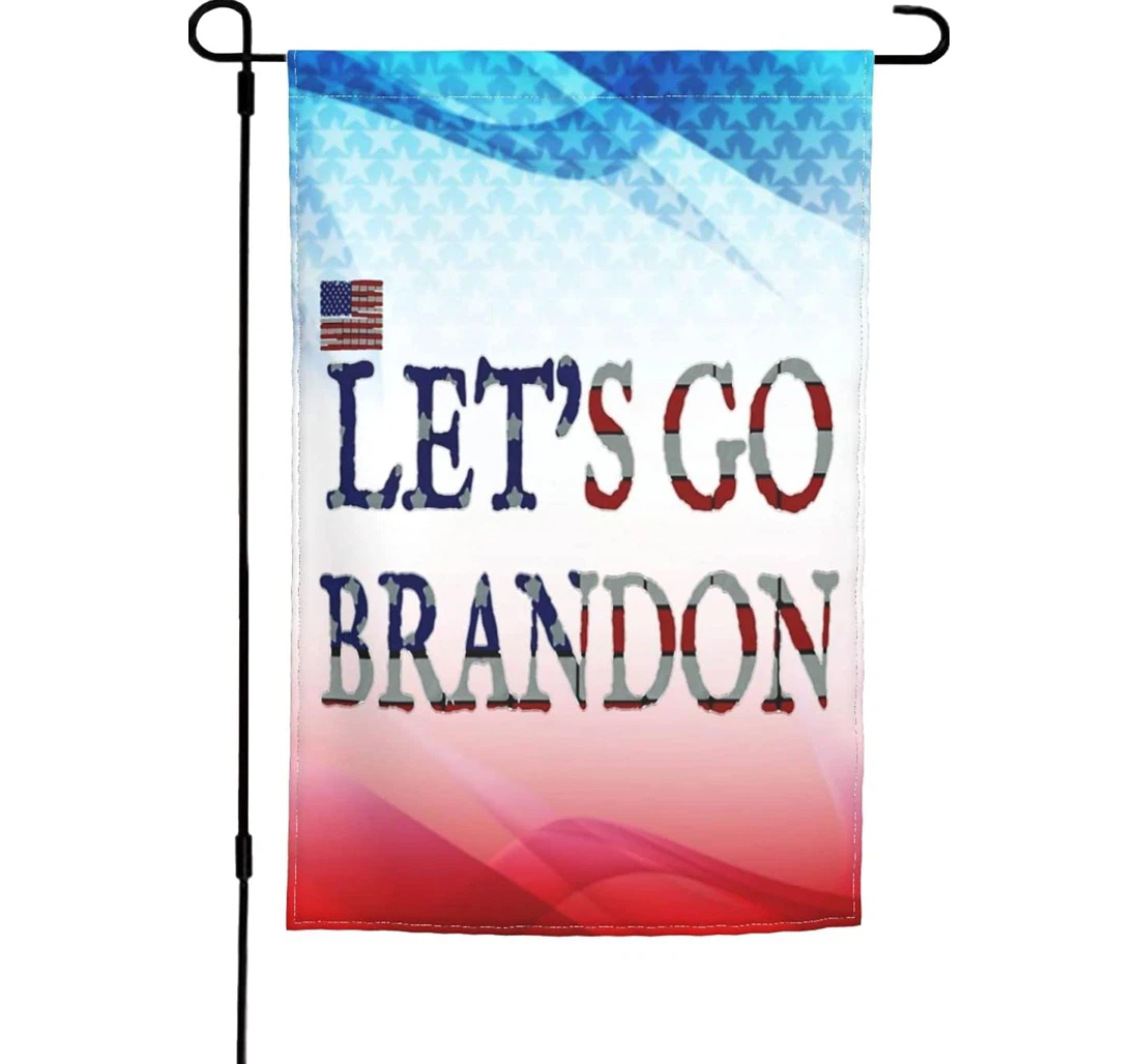 Let's Go Brandon Fjb Lawn Printed Both-Sides, UV And Fade - Resistant Flag