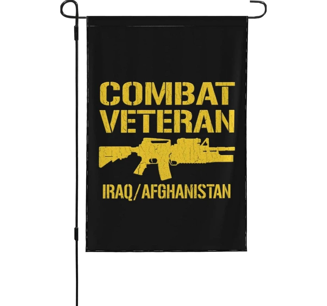 Combat Veteran Iraq And Afghanistan Printed Both-Sides, UV And Fade - Resistant Flag