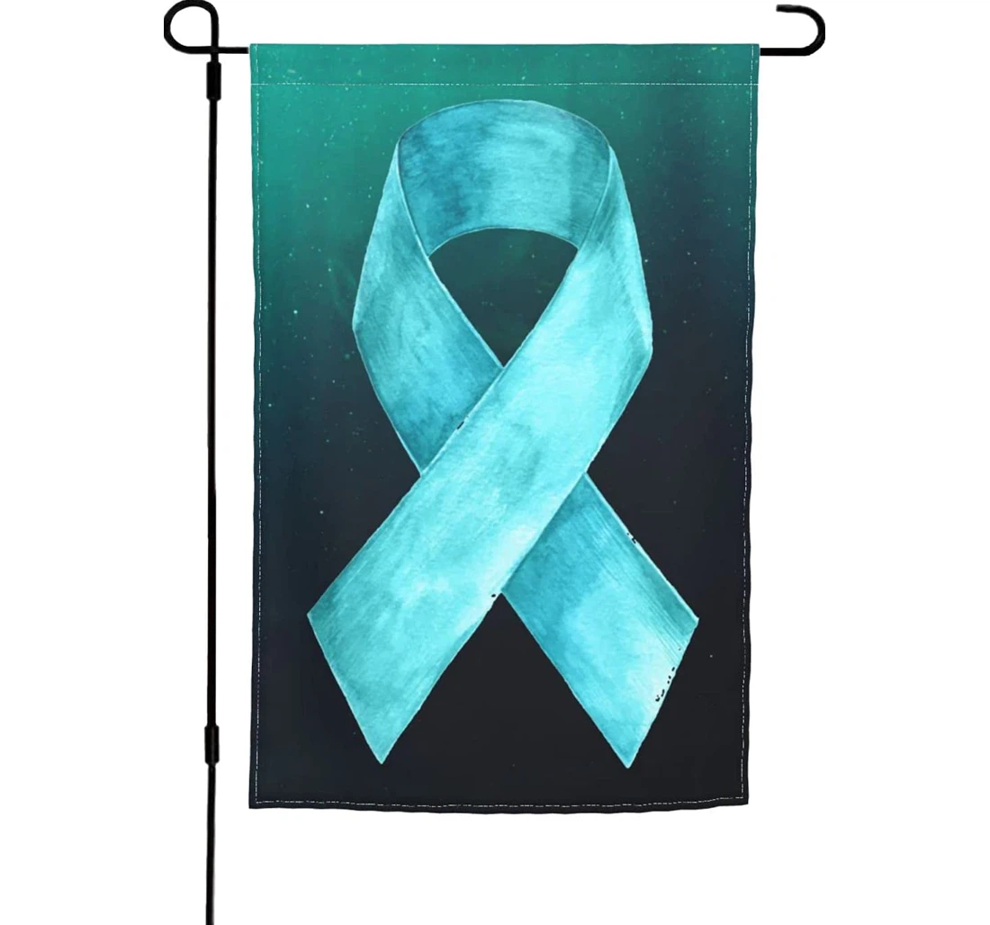 Ovarian Cancers Printed Both-Sides, UV And Fade - Resistant Flag