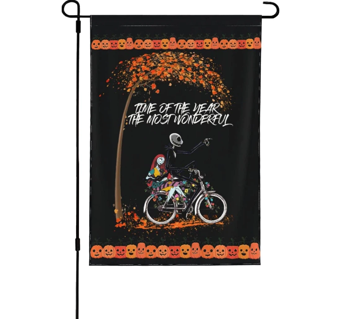 Halloween Halloween Pumpkin Halloween Outside-funny Flag-large Seasonal Printed Both-Sides, UV And Fade - Resistant Flag