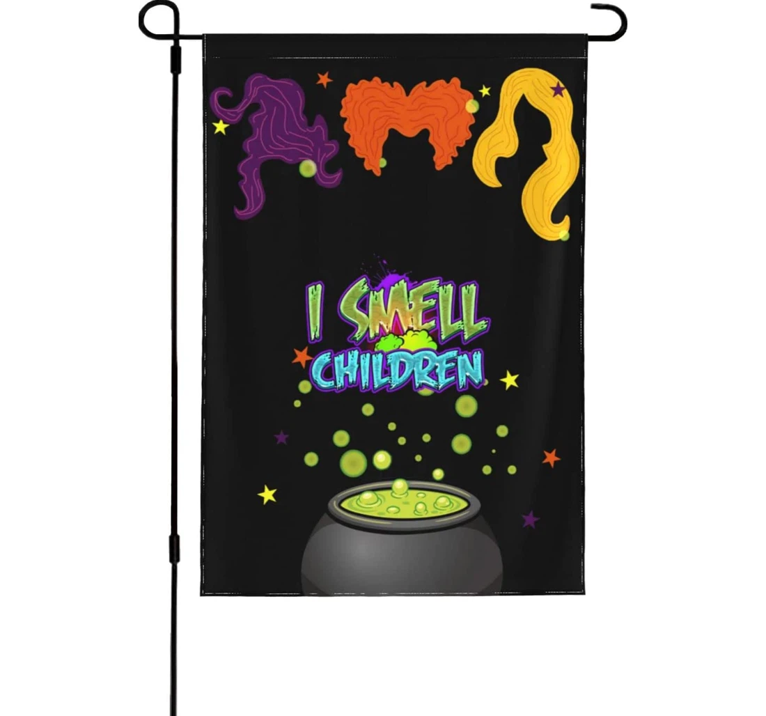 Halloween Halloween Witch I Smell Children Halloween Seasonal Printed Both-Sides, UV And Fade - Resistant Flag