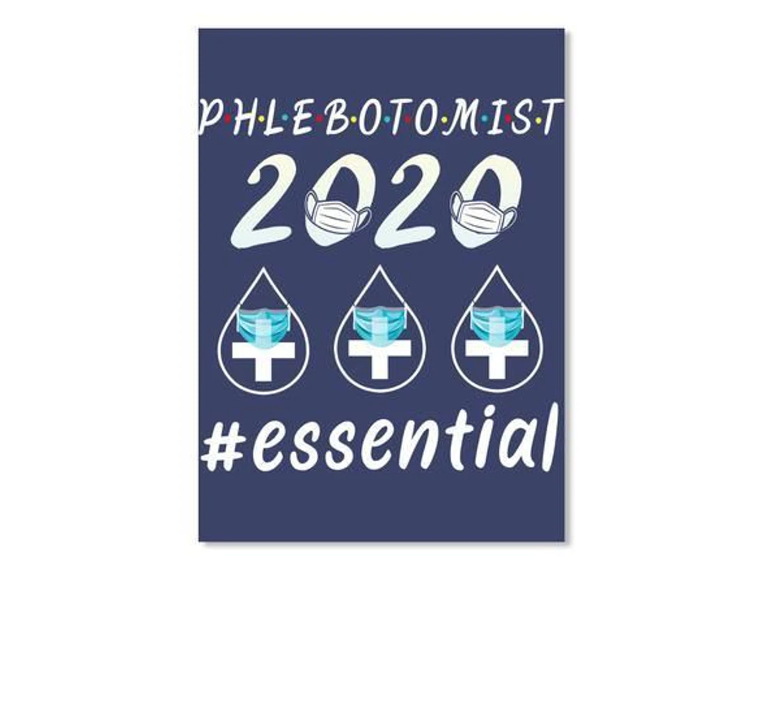 Poster, Canvas - Phlebotomist 2020 Essential Trending Friends Print Framed Wall Art