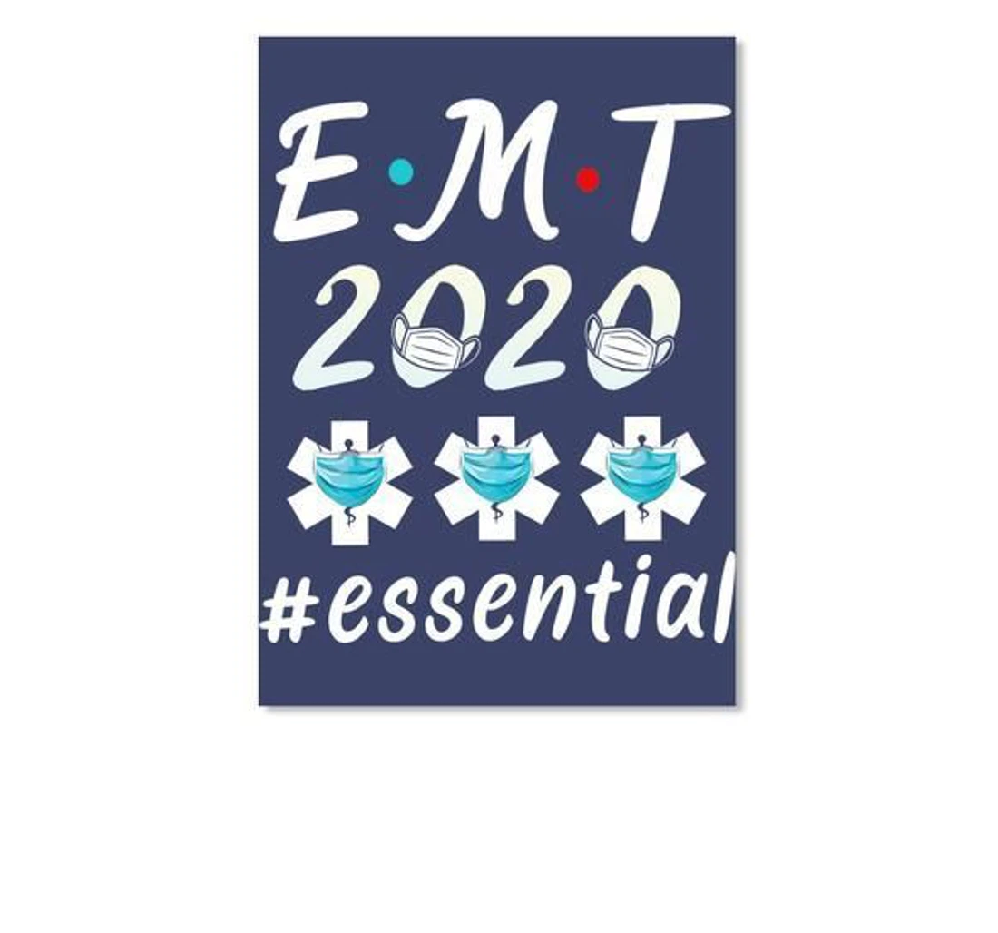 Poster, Canvas - Emt Emergency Medical Technician 2020 Essential Trending Friends Print Framed Wall Art