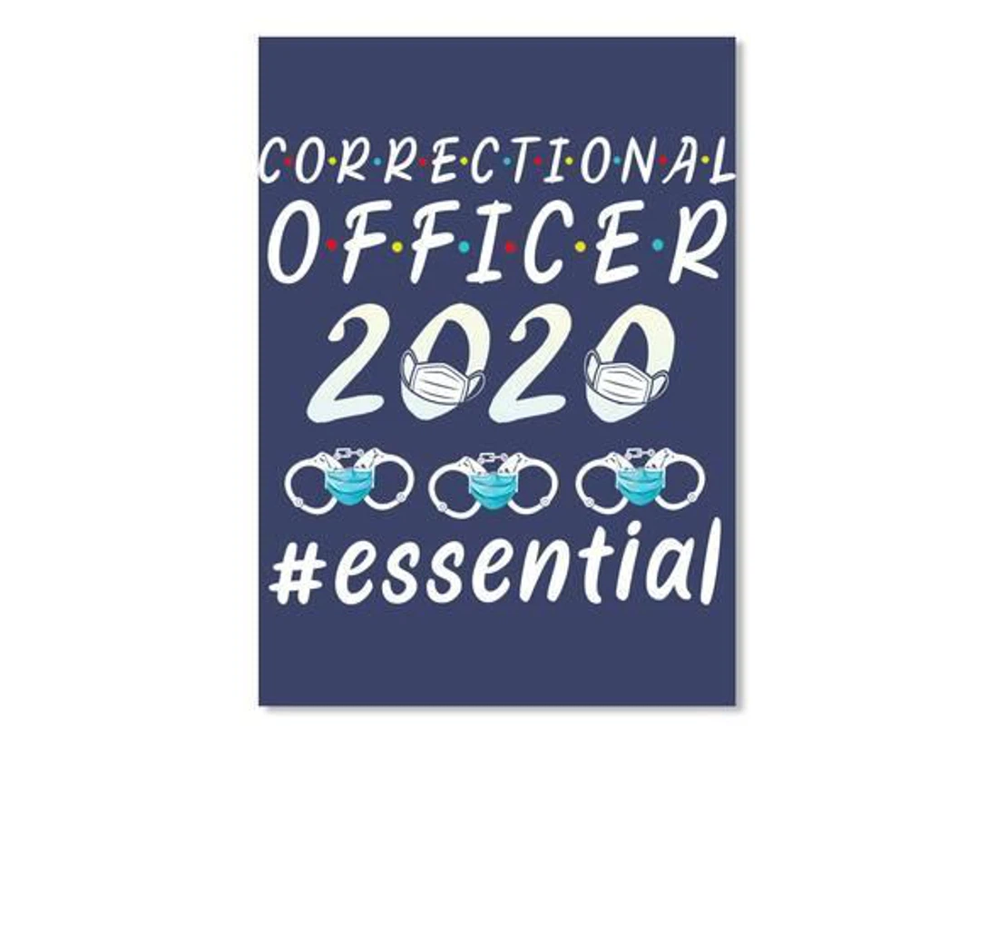 Poster, Canvas - Correctional Officer 2020 Essential Trending Friends Print Framed Wall Art