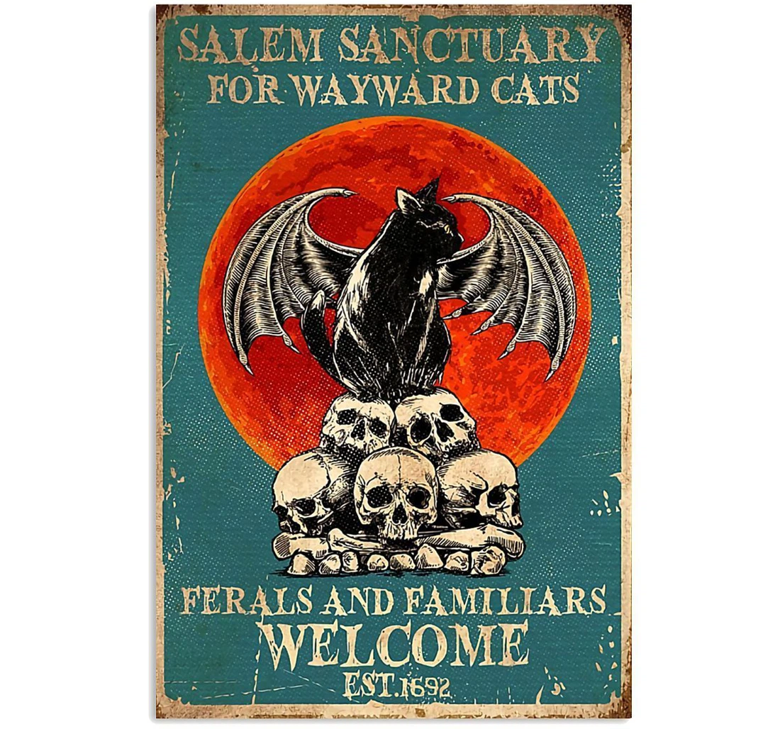 Poster, Canvas - Sanctuary Wayward Cats Trending Design Friends Vertical Print Framed Wall Art