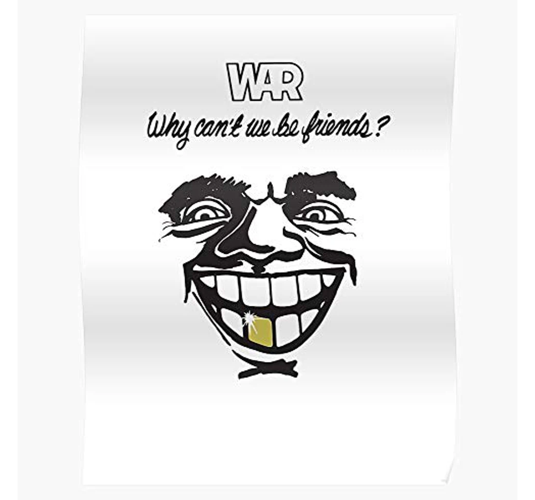 Poster, Canvas - Be We Friends Why War Cant I Galleryfriend New Trends Design Print Framed Wall Art
