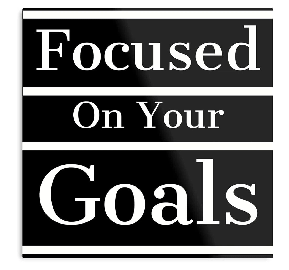 Poster, Canvas - Unique Trends Black Words Motivation Simple Focus Impressive Trendy Print Framed Wall Art