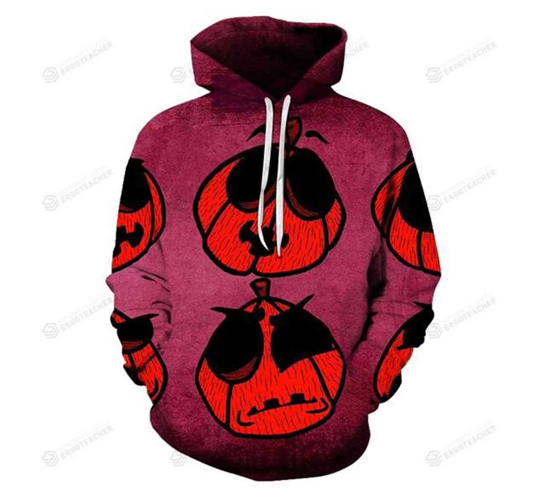 Personalized Halloween Ant Face - 3D Printed Pullover Hoodie