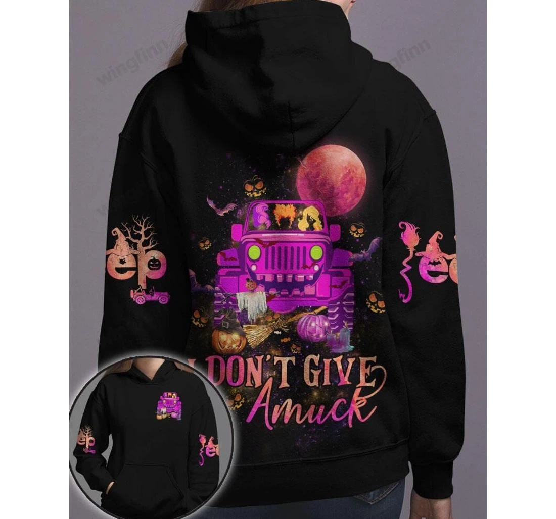 Personalized Jp Girl I Don't Give Amuck Halloween - 3D Printed Pullover Hoodie