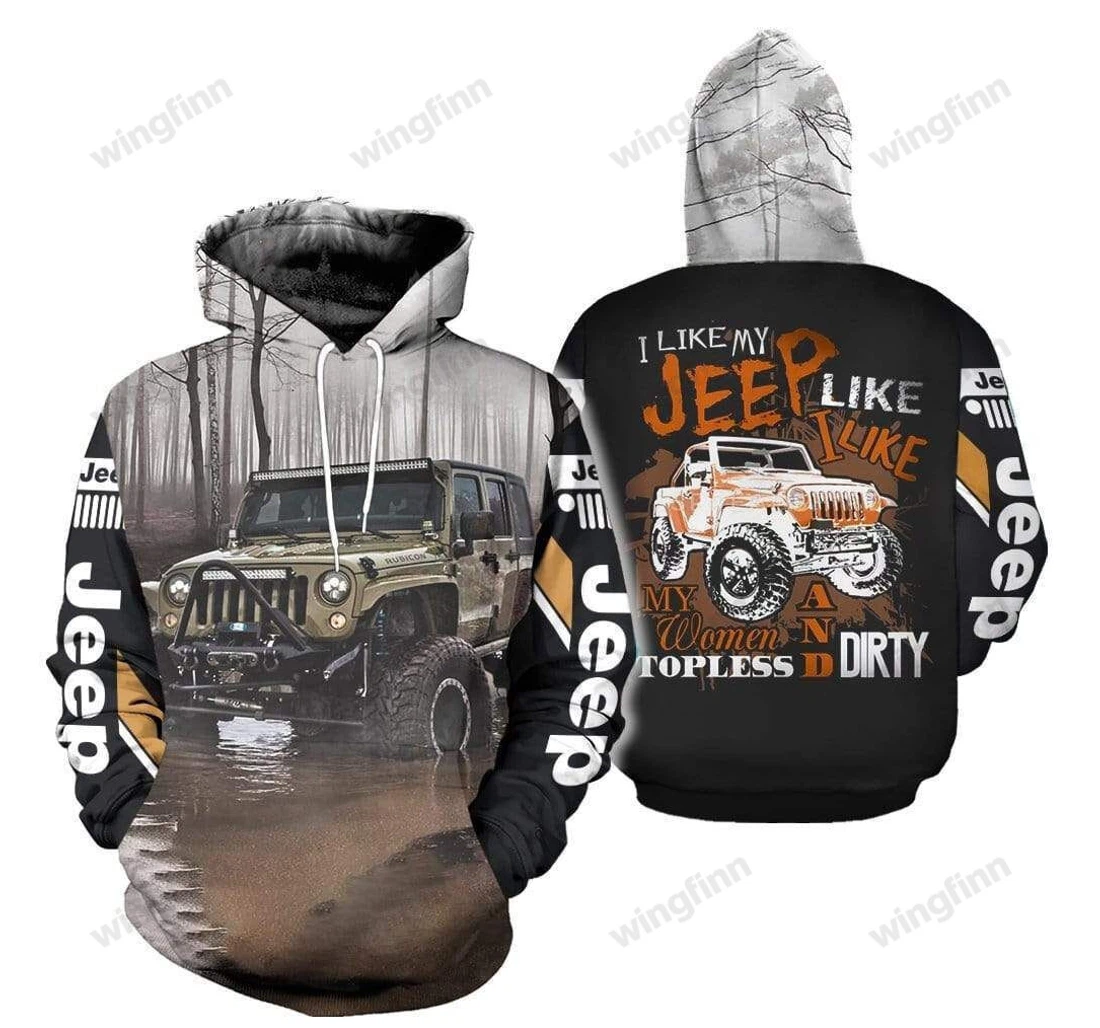 Personalized I Like My Jp - 3D Printed Pullover Hoodie