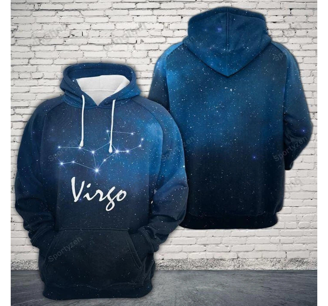Personalized Virgo Horoscope Birthday L - 3D Printed Pullover Hoodie
