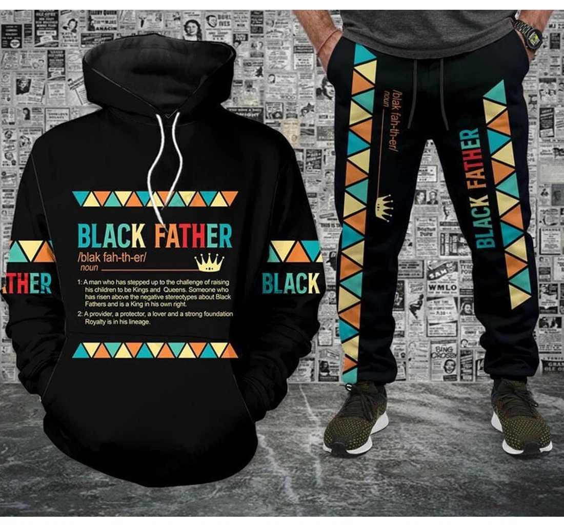 Father's Day Gift Father Joggers - 3D Printed Pullover Hoodie