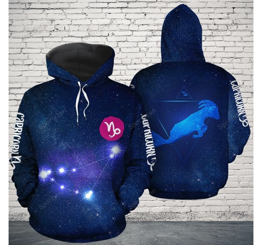 Personalized Amazing Capricorn Birthday L - 3D Printed Pullover Hoodie