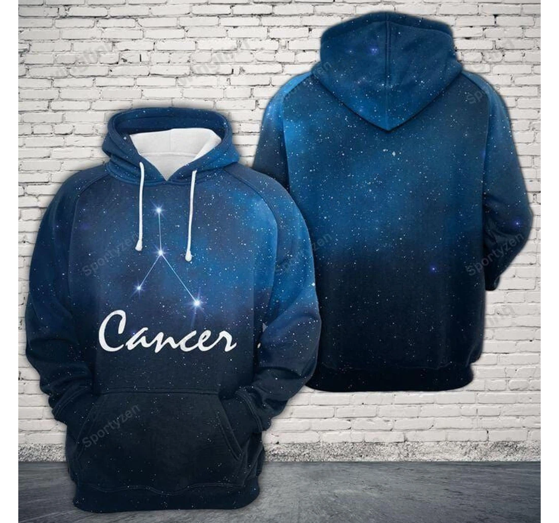 Personalized Amazing Cancer Horoscope Birthday L - 3D Printed Pullover Hoodie