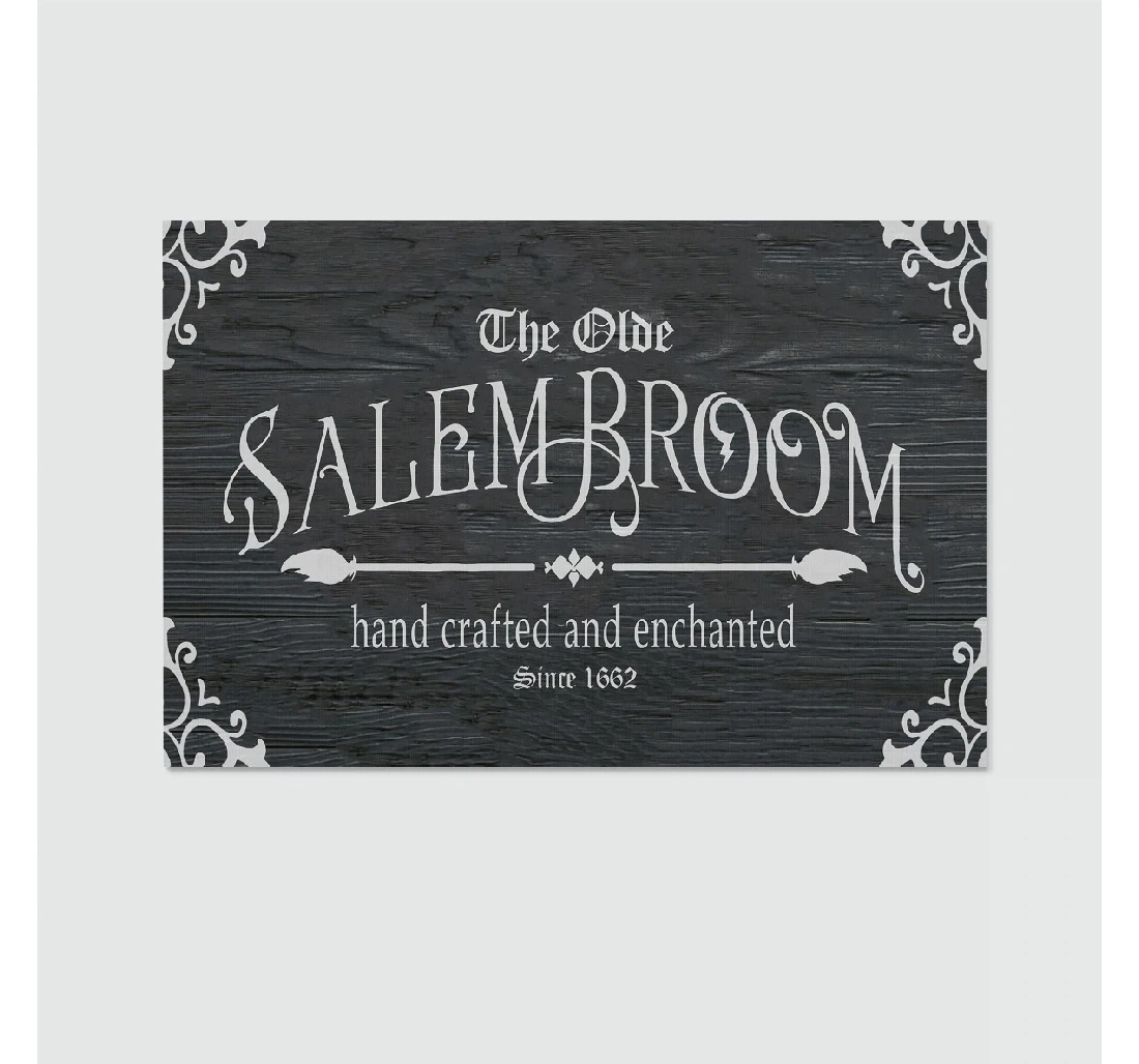 Poster, Canvas - Old Salem Broom Custom Anniversary Birthday Print Framed Wall Art