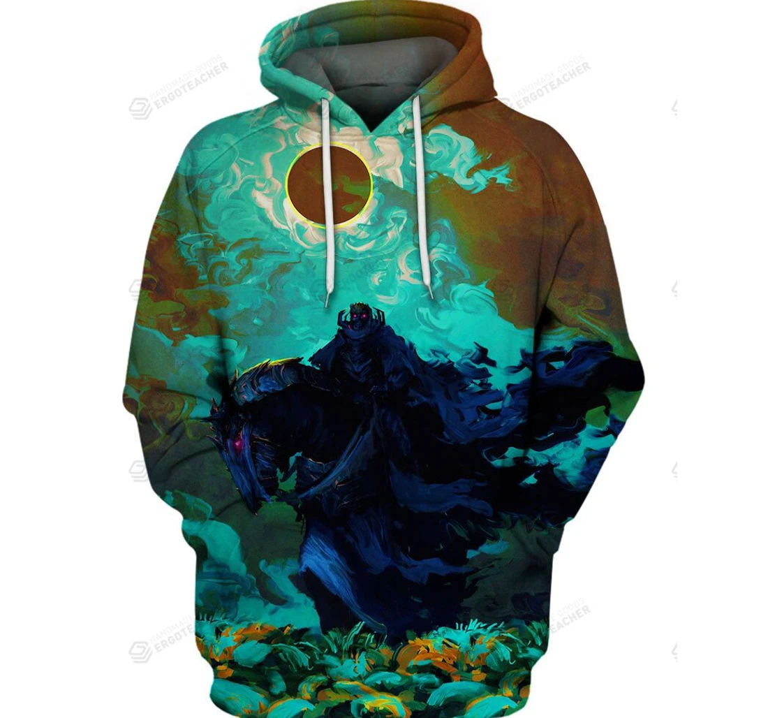 Personalized Skull Knight - 3D Printed Pullover Hoodie