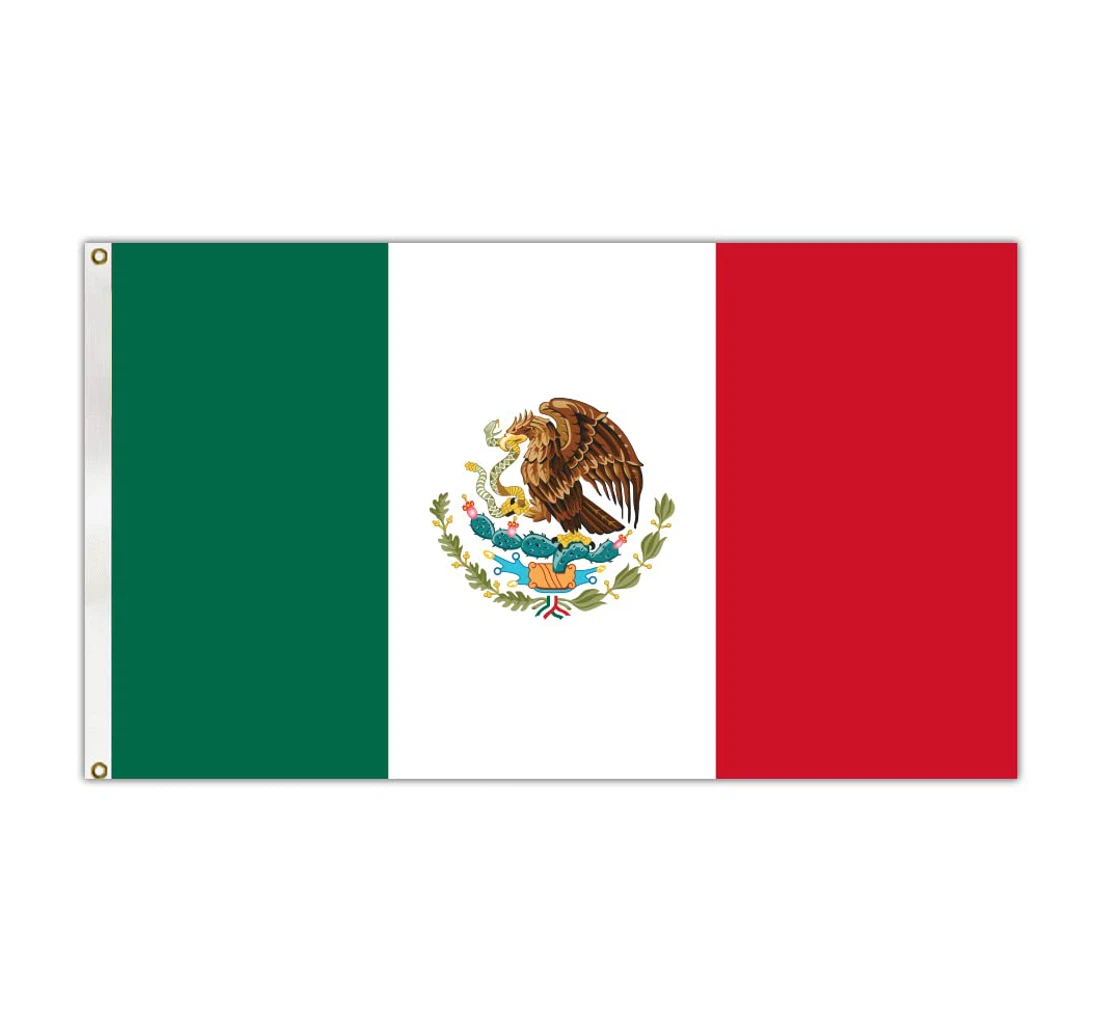 Wararor-mexico And Header And Stitched Mexican Mx National Printed Both-Sides, UV And Fade - Resistant Flag