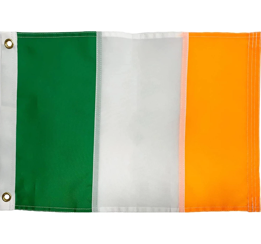 Ireland Irish Sewn Heavy Duty Printed Both-Sides, UV And Fade - Resistant Flag