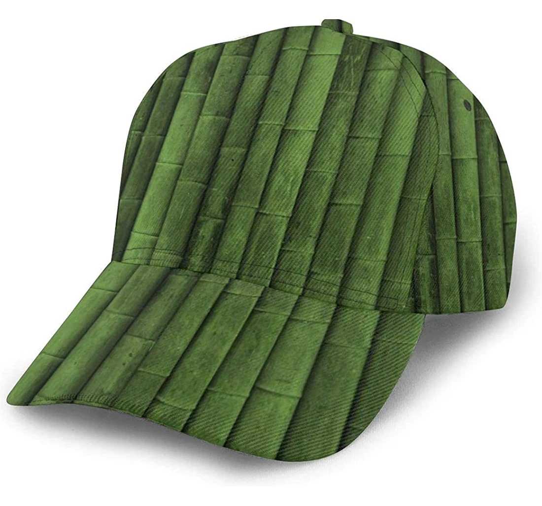 Personalized Green Bamboo Unisex Snapback, Classic Baseball Cap