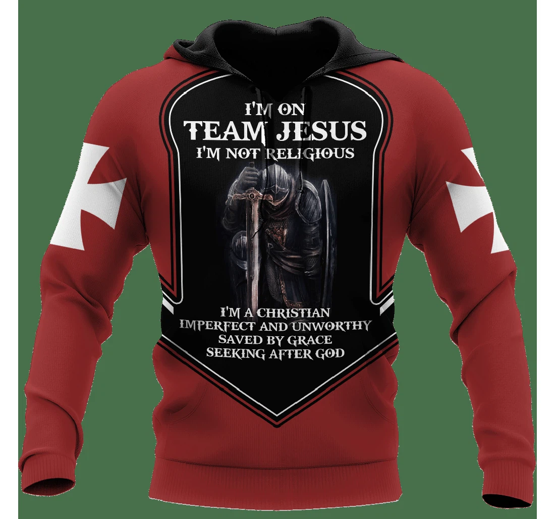 Personalized Easter Day Christian Jesus - 3D Printed Pullover Hoodie
