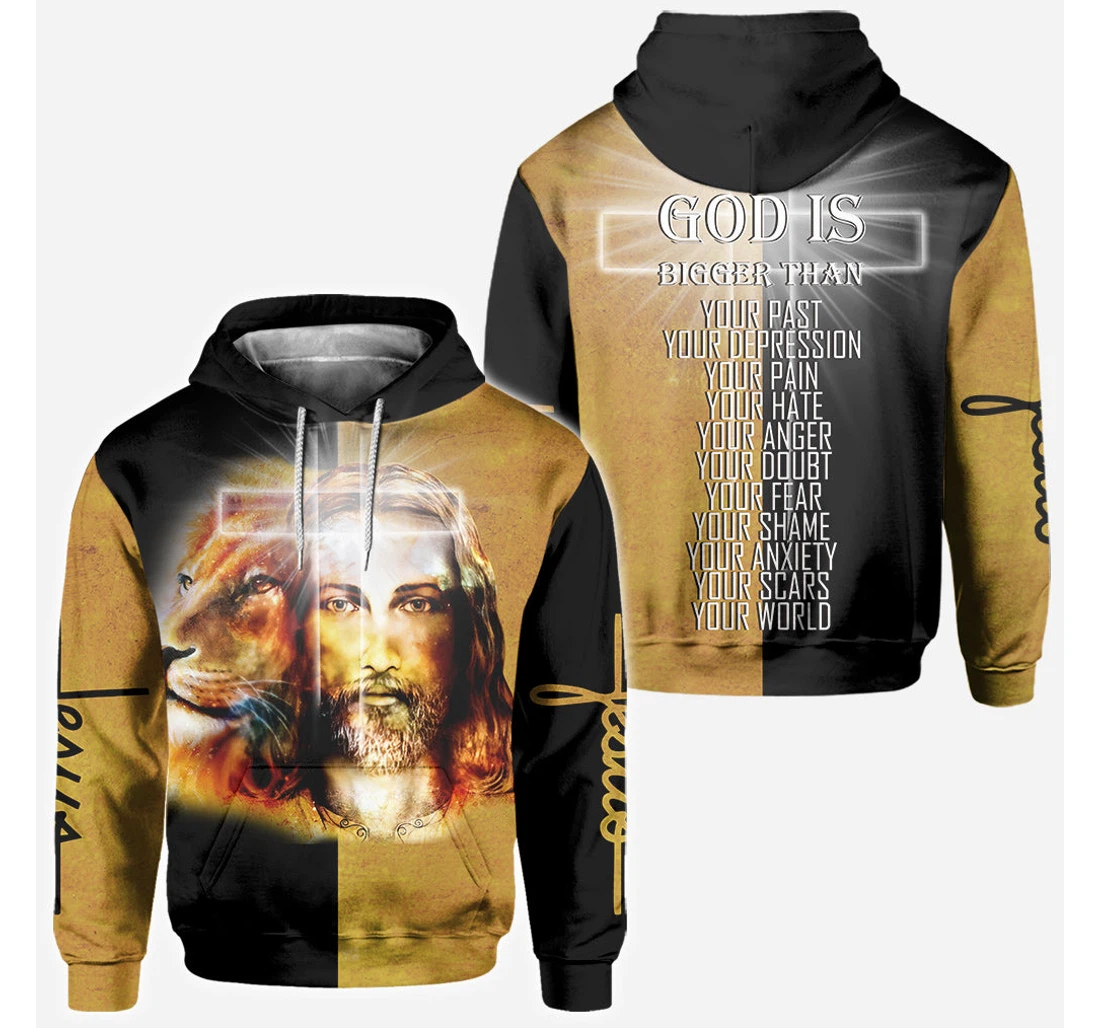 Personalized Jesus Christian - 3D Printed Pullover Hoodie