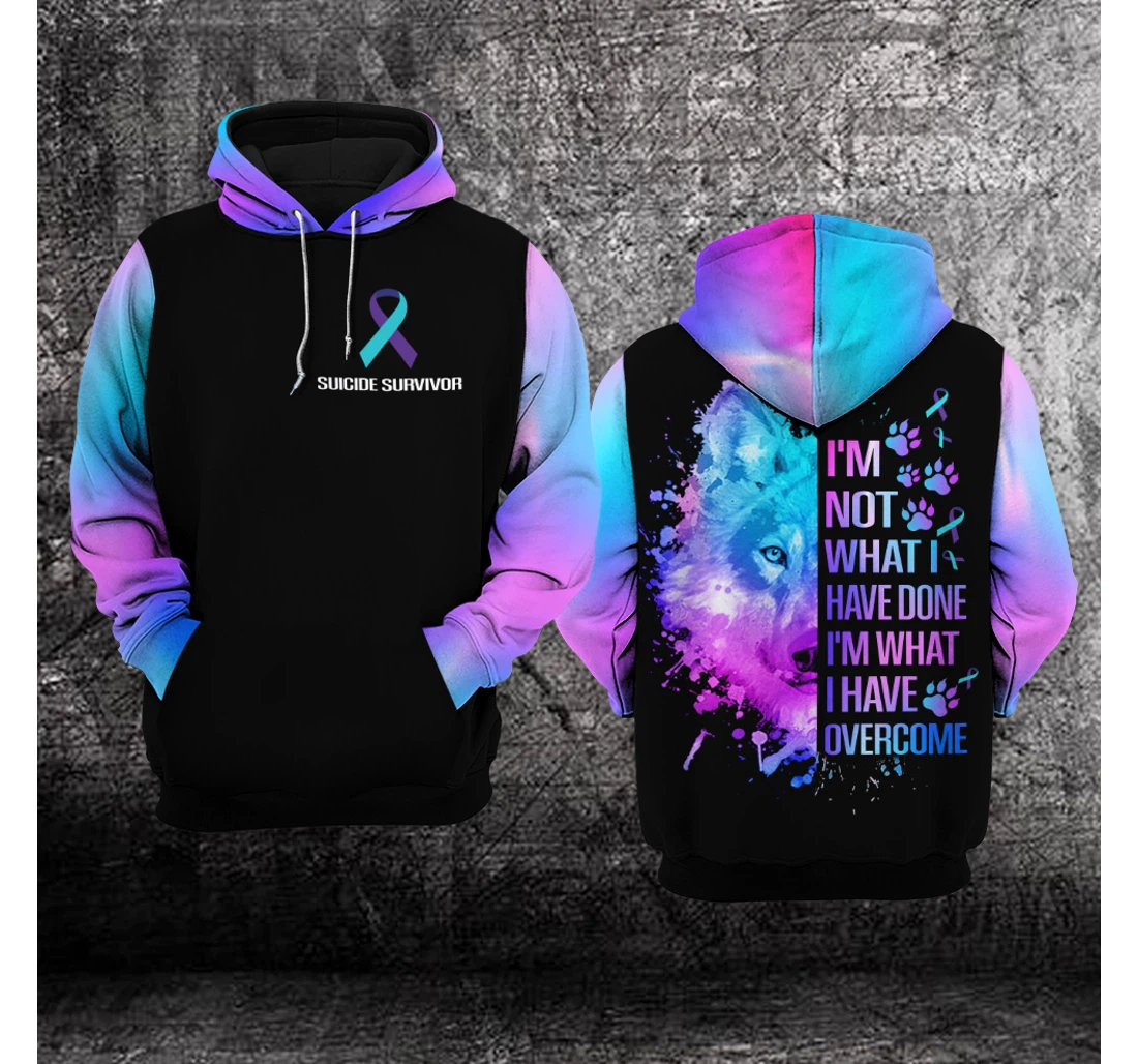 Personalized I'm Not What I Have Done Suicide Prevention - 3D Printed Pullover Hoodie