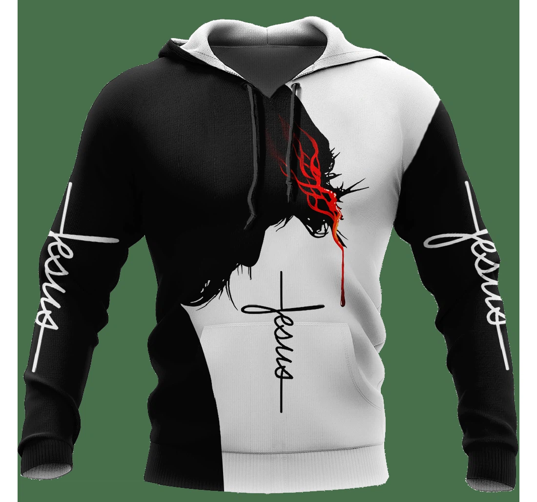 Personalized Kight Templar Jesus Christian - 3D Printed Pullover Hoodie