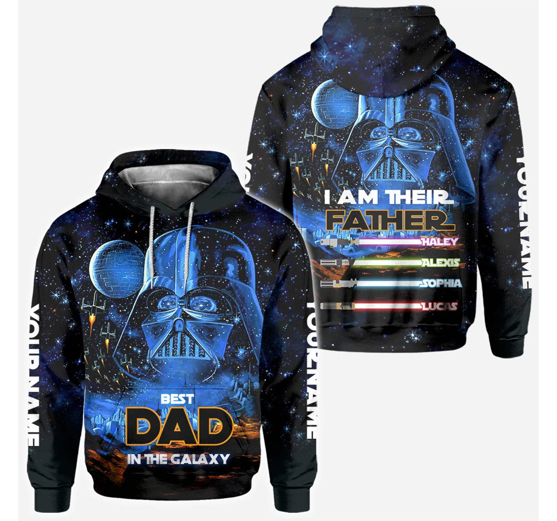 I Am Their Father Personalized Father's Day - 3D Printed Pullover Hoodie