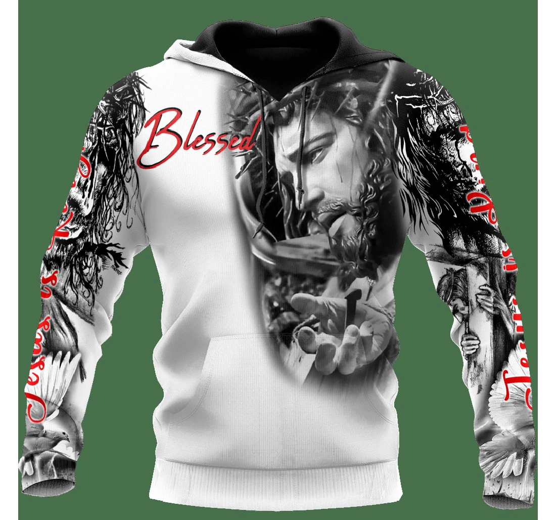 Personalized Premium Jesus Christian - 3D Printed Pullover Hoodie