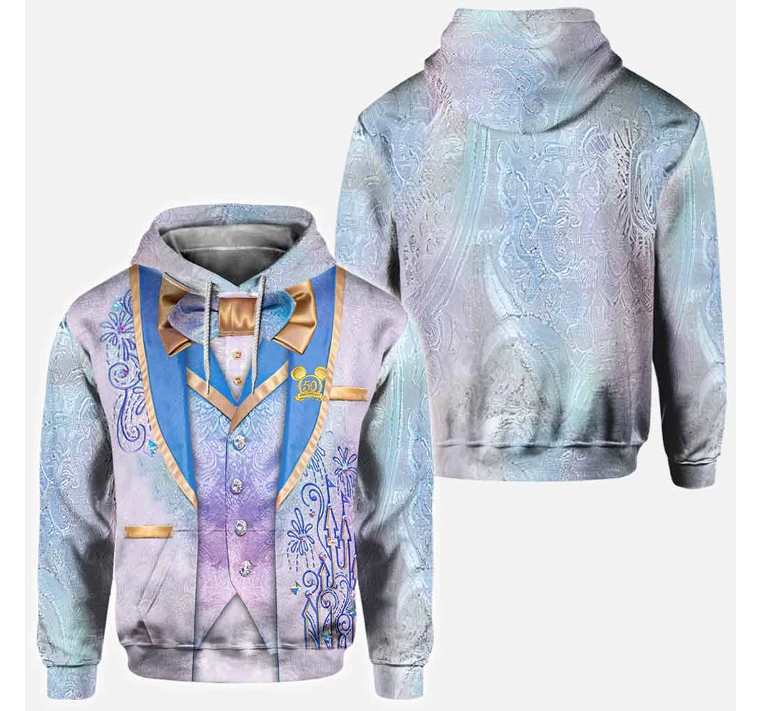 Personalized Years Of Magic Mouse - 3D Printed Pullover Hoodie