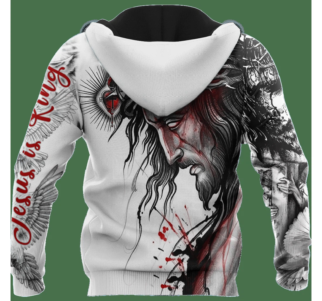 Personalized Premium Christian Jesus Christian - 3D Printed Pullover Hoodie
