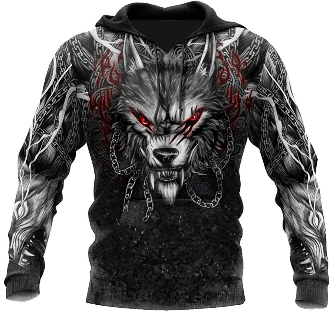 Personalized Tattoo Sportswear - 3D Printed Pullover Hoodie