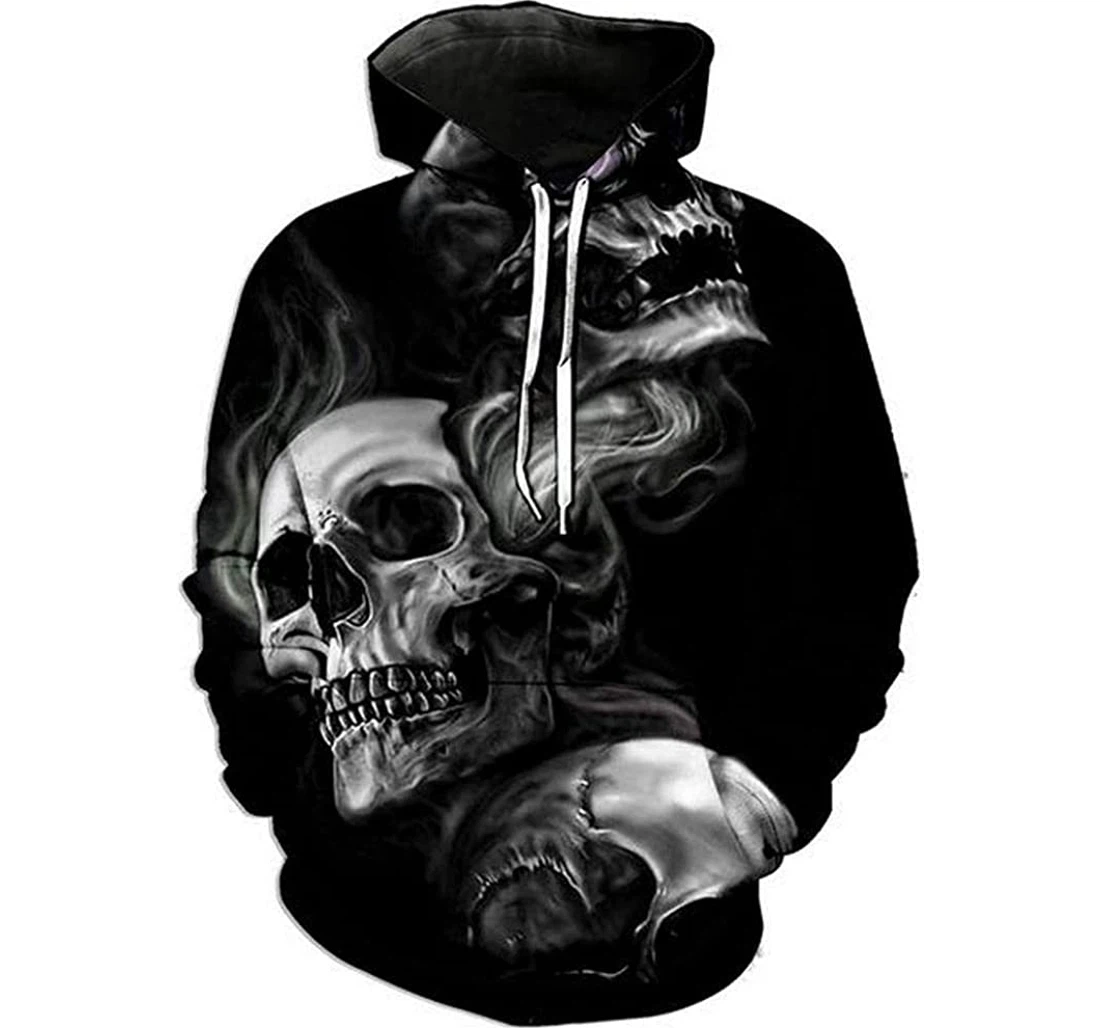 Personalized Human Skeleton Father Day - 3D Printed Pullover Hoodie