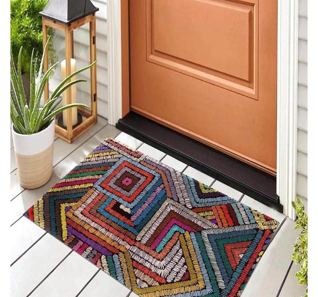 Welcome Family Anti-Slip, Water-Absorbent Doormat