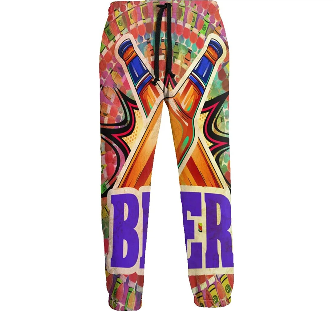 Personalized Tie Dye Athletic Track For Workout Lounge Running Sweatpants, Joggers Pants With Drawstring For Men, Women