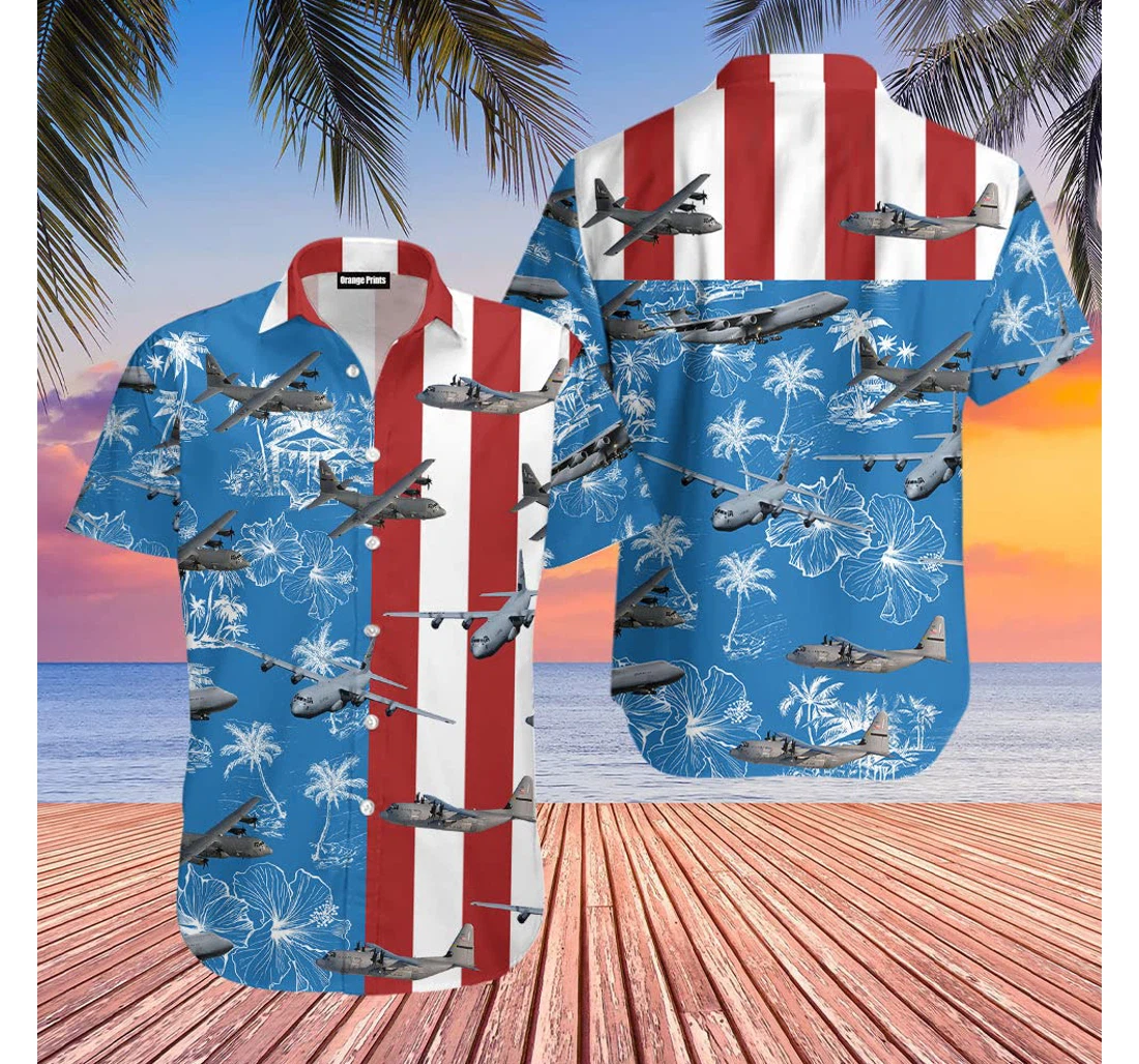 Personalized 4th Of July Independence Day Hawaiian Shirt, Button Up Aloha Shirt For Men, Women