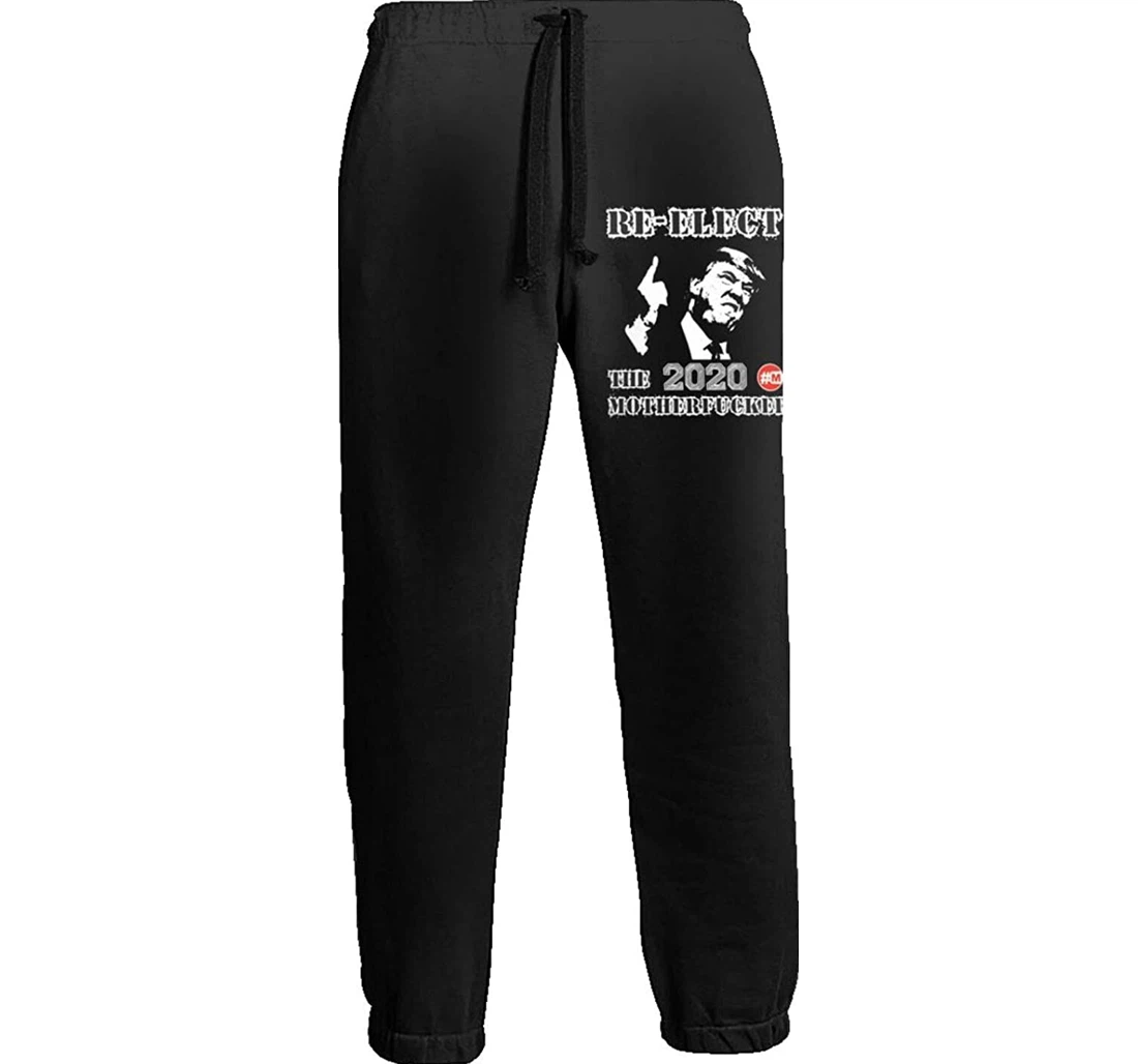 Personalized Trump 2020 - Re-elect The Motherfucker Sweatpants, Joggers Pants With Drawstring For Men, Women