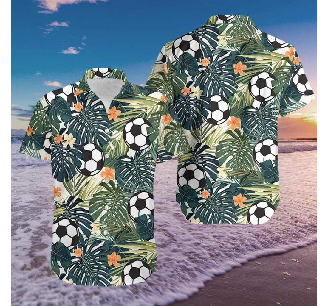 Personalized Soccer Fantastic Hawaiian Shirt, Button Up Aloha Shirt For Men, Women
