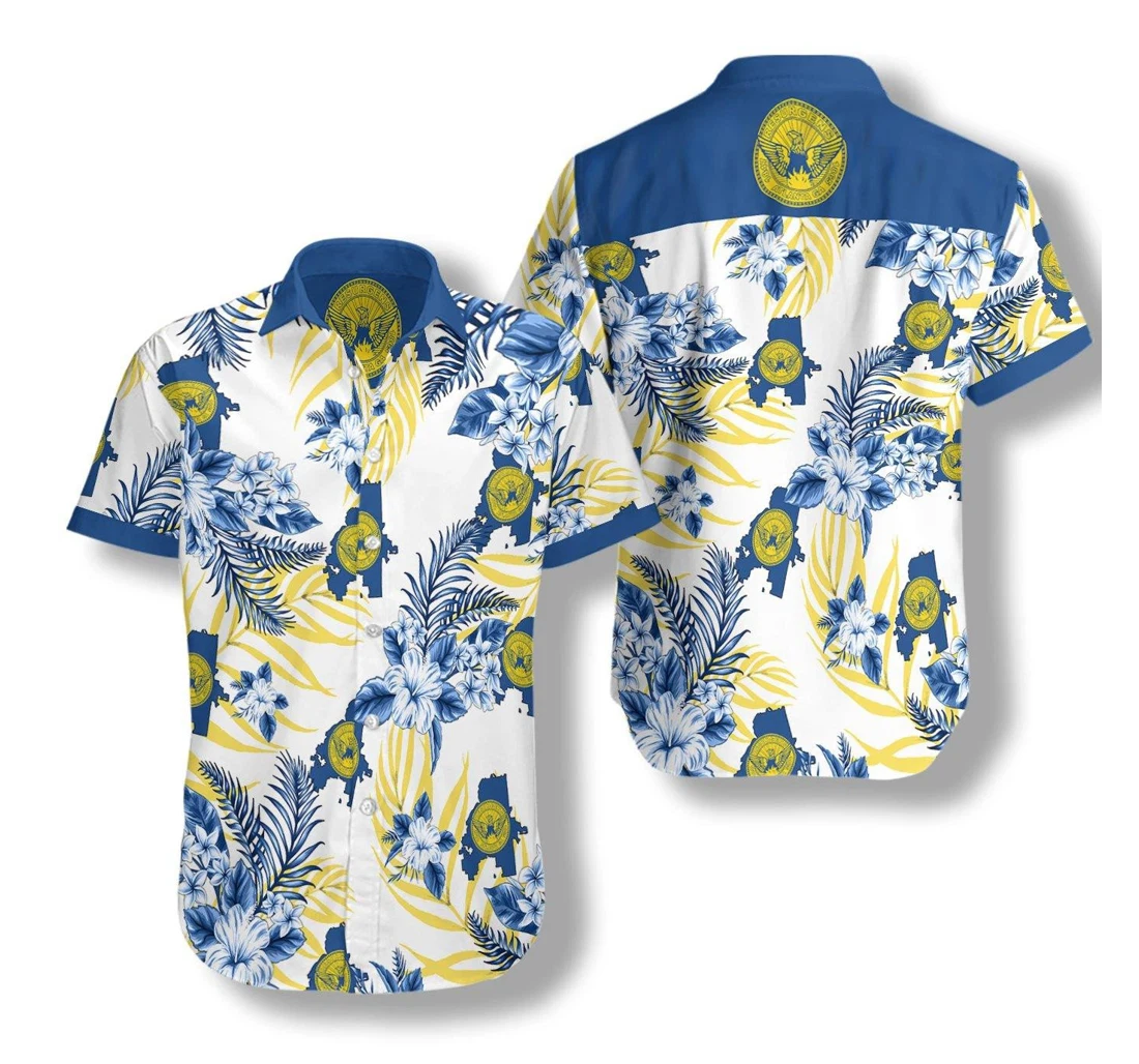 Personalized Atlanta Proud Hawaiian Shirt, Button Up Aloha Shirt For Men, Women