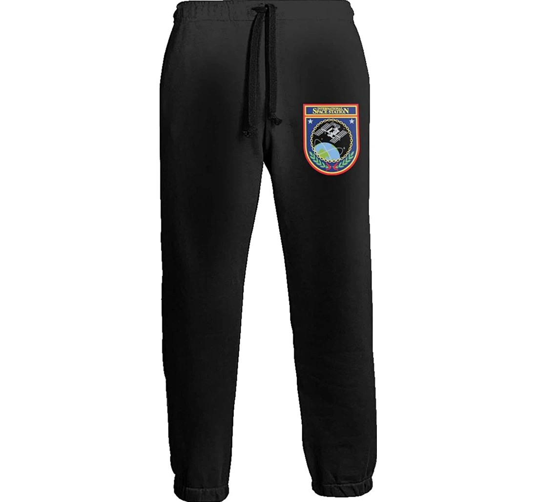 Personalized International Space Station Sweatpants, Joggers Pants With Drawstring For Men, Women