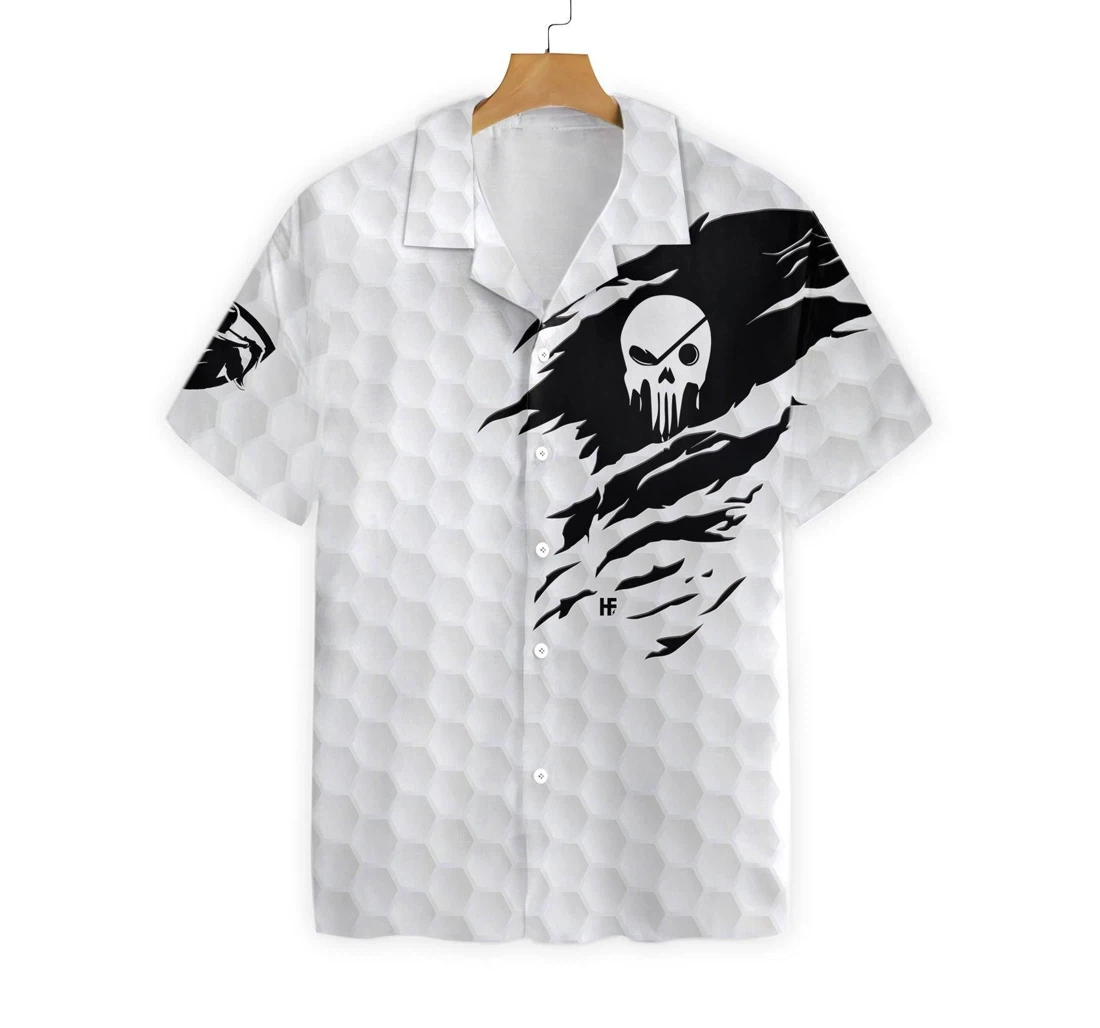 Personalized Never Underestimate An Golfer Born In March Golf Hawaiian Shirt, Button Up Aloha Shirt For Men, Women