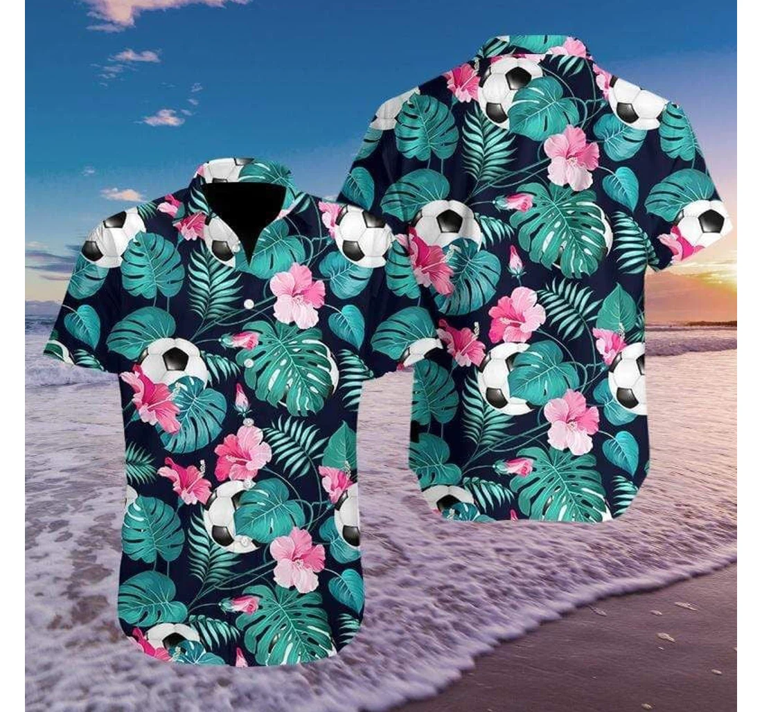 Personalized Amazing Soccer Simple Fantastic Hawaiian Shirt, Button Up Aloha Shirt For Men, Women
